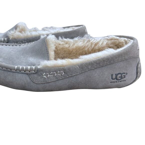 Ugg Ansley Water resistant Slippers Moccasin 8 Cozy Comfort Loafer - Picture 5 of 9